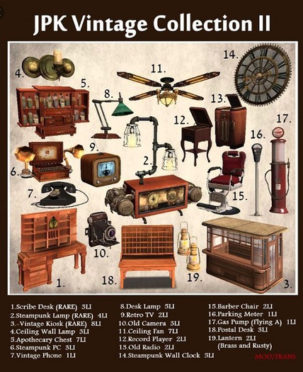 **JPK Vintage Collection 2 -Desk Lamp-