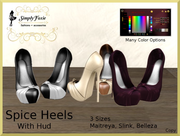 Spice Heels With Hud (Boxed)
