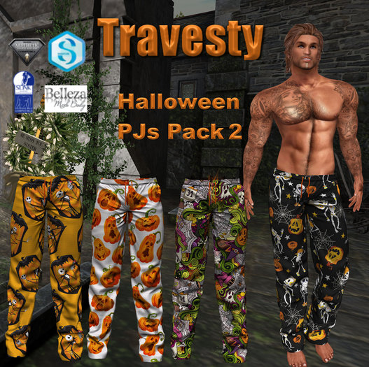Travesty Halloween PJs Pack 2