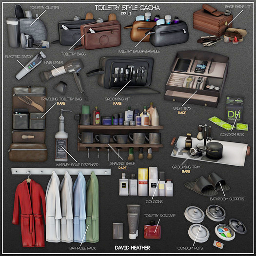 -David Heather-Shaving Shelf RARE