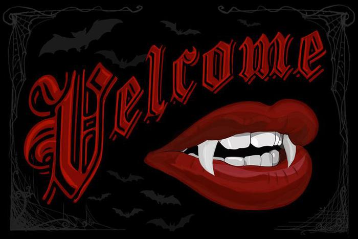 teleporting vampire welcome mat