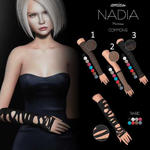 amias - NADIA gloves 3 blue - !REZ ME!