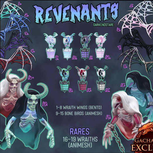 2. darkendStare. Revenants  / wraith wings [drowned]