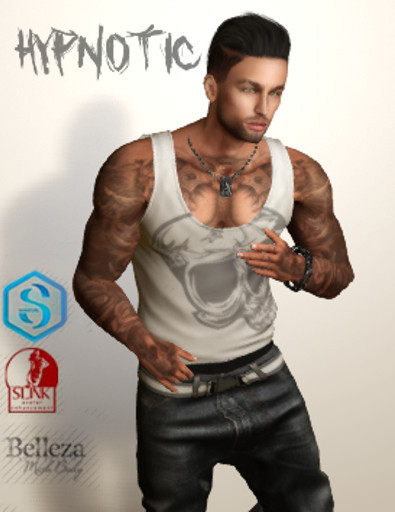 Hypnotic White skulls Tanks Box