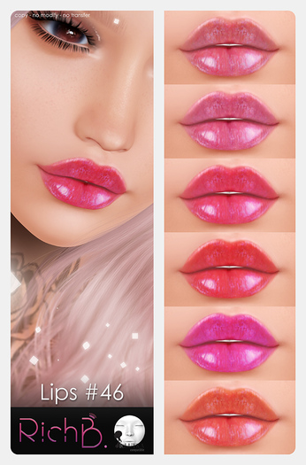 RichB. Lips #46 (Lelutka Head)