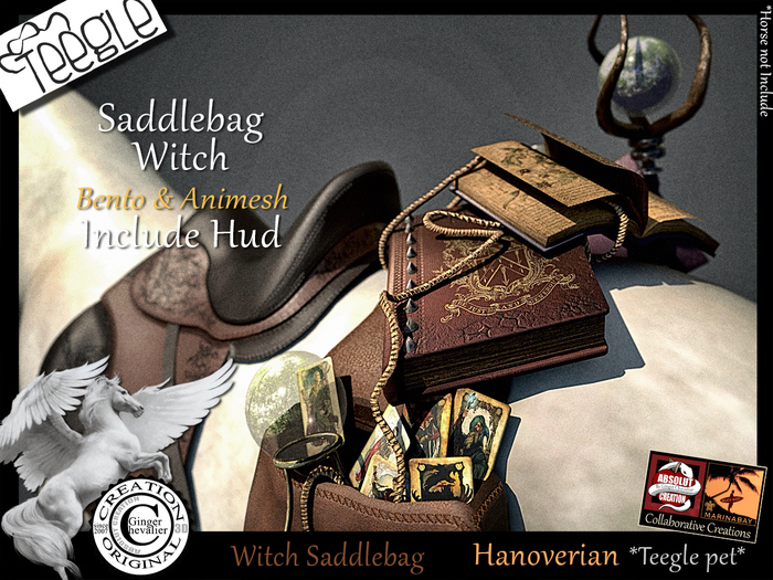 *.* SaddleBag Witch- teegle Hanoverian