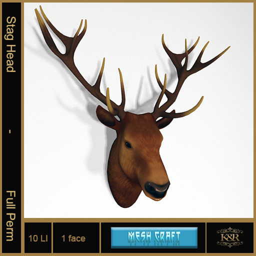 Stag Head - Full Perm