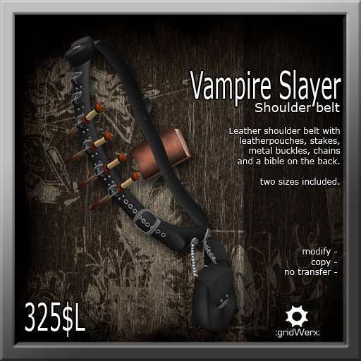 :gWx: Vampire Slayer Shoulderbelt