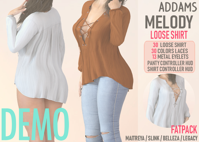 Addams - Melody - Loose Shirt #DEMO