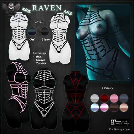 [The Forge] Raven Bra, Brown