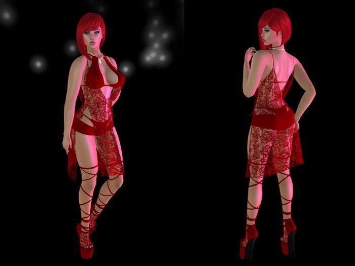 Altamura  sommeroutfit red
