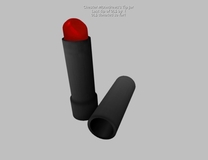 CMA Mesh Lipstick Tip Jar