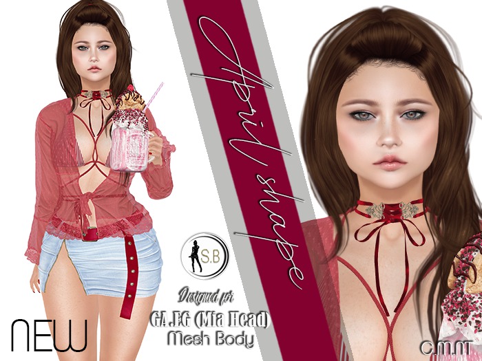 .:SB:.APRIL Shape (GA.EG JMia Bento Head / Mesh Body )