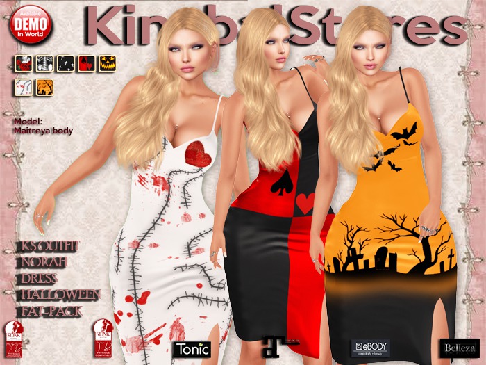 420 KS OUTFIT NORAH DRESS HALLOWEEN FAT-PACK