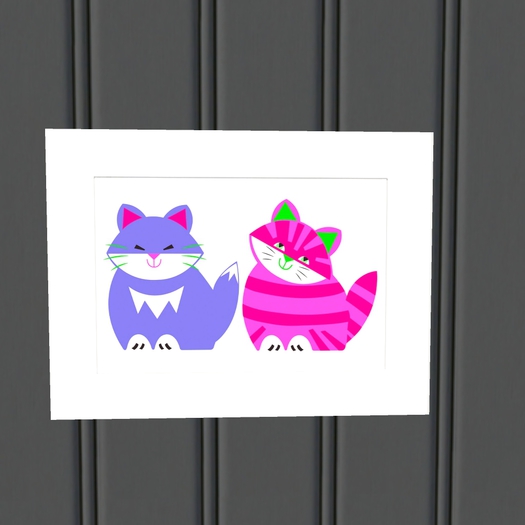 >BDD< Cats Wall Art - Gift