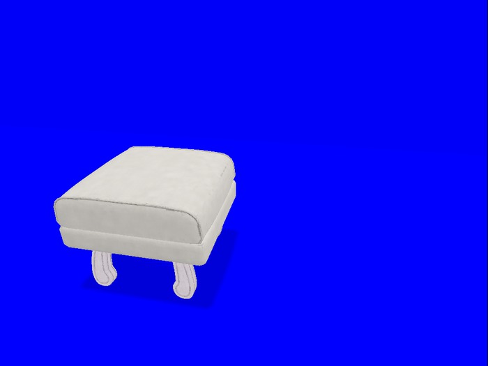 [ zerkalo ] Halloween in White - Pouffe