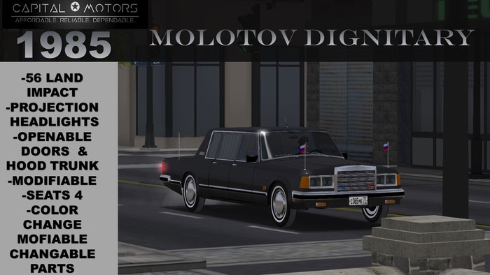 1985 Molotov Dignitary crate