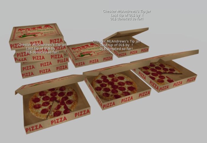 CMA Mesh Pizza Boxes Tip Jar Big Pack