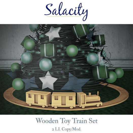 Salacity - Toy Wooden Train Set (add me)