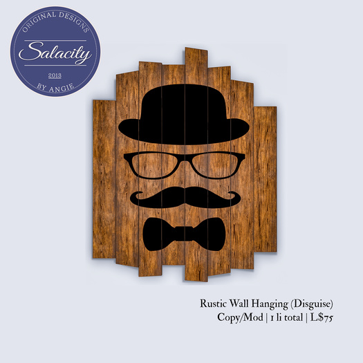 Salacity - Rustic Wall Decor (disguise)