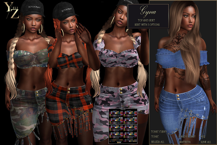 >> UnPack HUD << YELIZ MESH "GYNA"