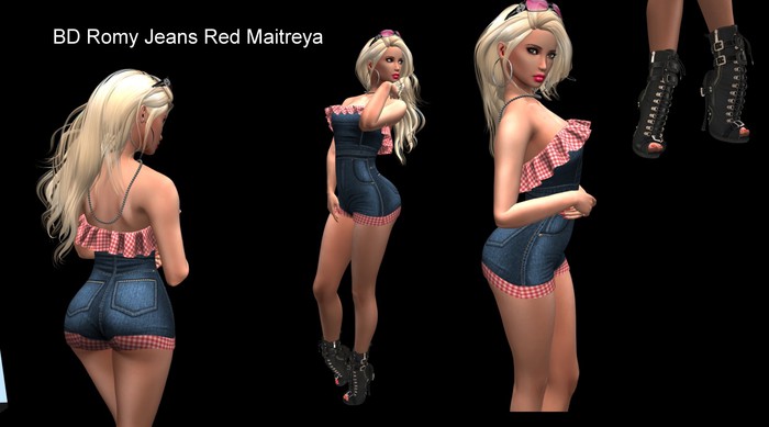 BD Romy Jeans Red Maitreya