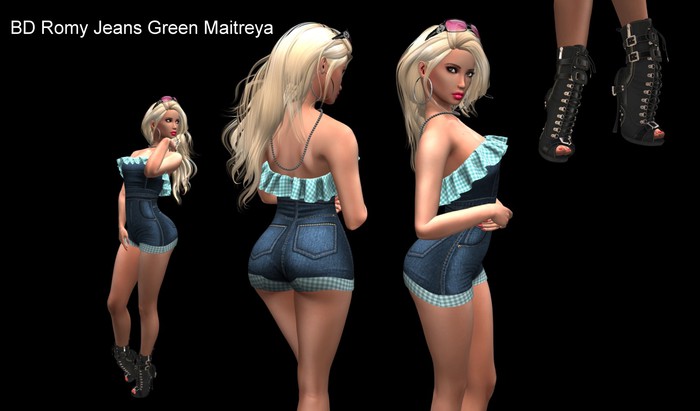 BD Romy Jeans Green Maitreya