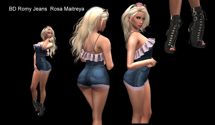 BD Romy Jeans  Rosa Maitreya
