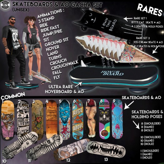 [Since1975]-Skateboards (8 Hand)