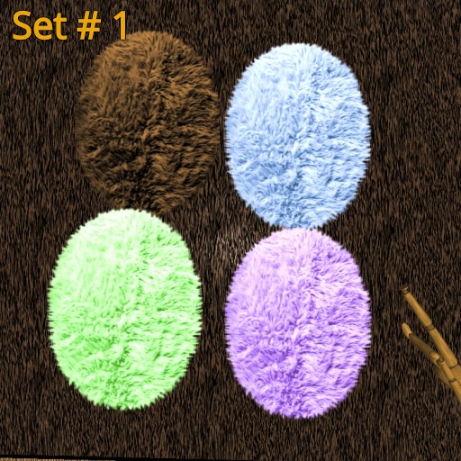 U & Y Puffy Rug Set # 1
