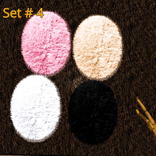 U & Y Puffy Rug Set # 4