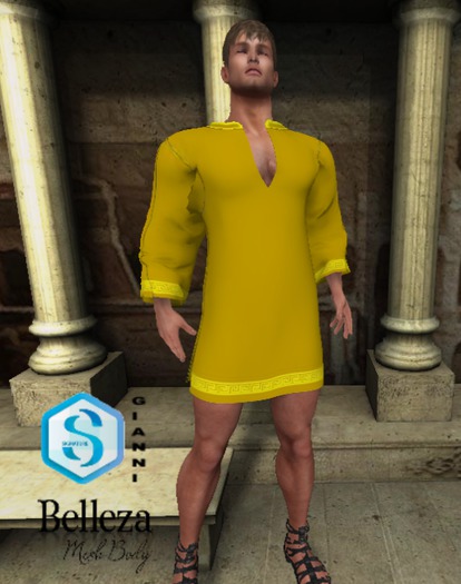 VIATA Romanesque Long Tunic Bronze