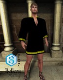 XK Romanesque Long Tunic Black
