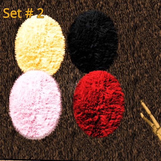 U & Y Puffy Rug Set # 2