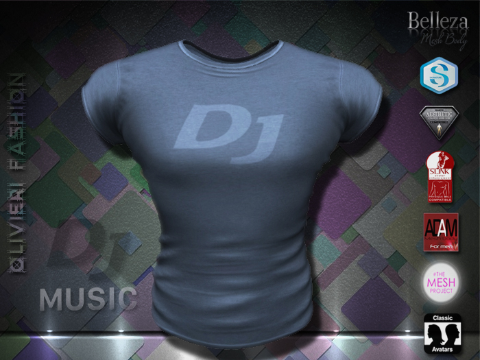 SHIRT - DJ - BLUE