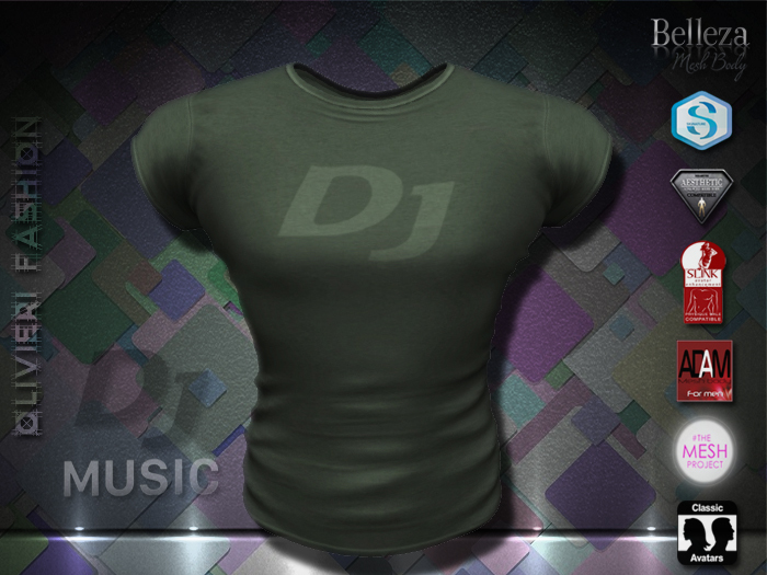 SHIRT - DJ - GREEN