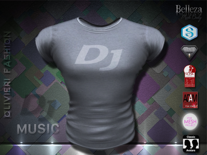 SHIRT - DJ - GREY