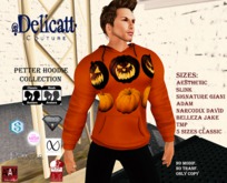 #GIFT#D.C: Petter Jack Hoodie collection - halloween orange
