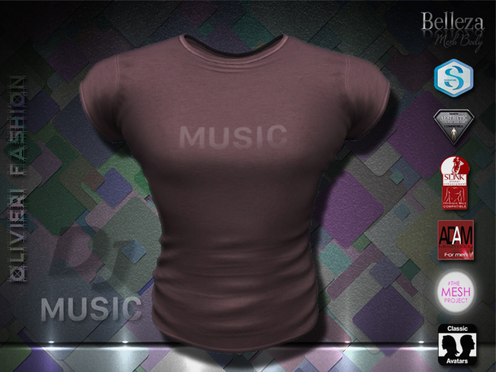 SHIRT - MUSIC - PINK