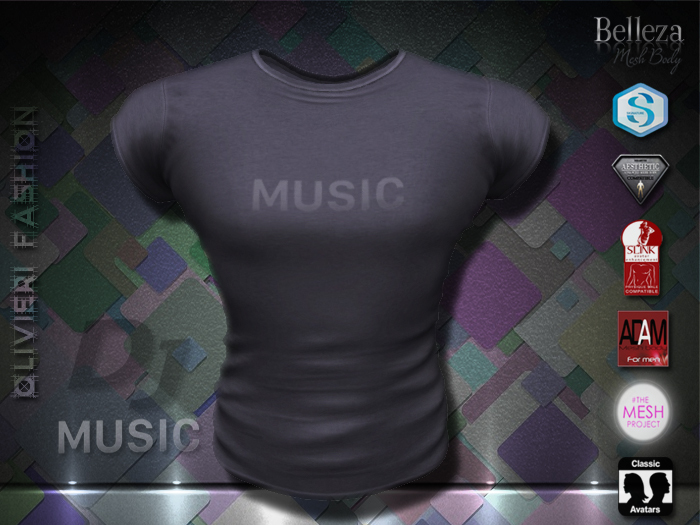 SHIRT - MUSIC - PURPLE