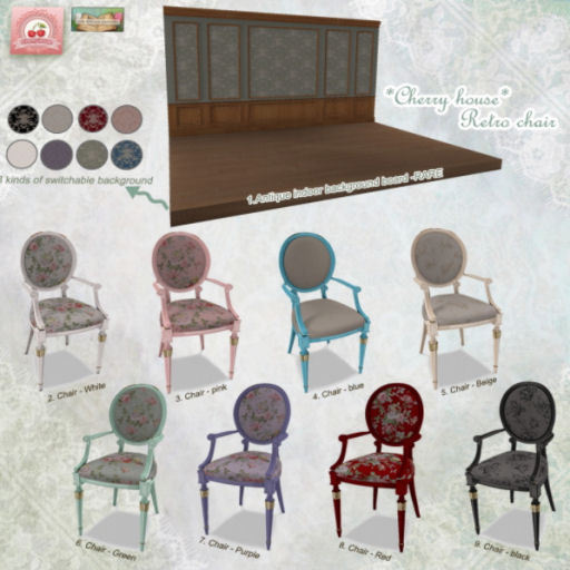 9.((CH))- Retro chair-Chair - black