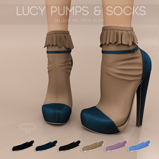 Pure Poison - Lucy Pumps & Socks [BOXED]