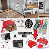 [Bad Unicorn] 'Green' Inflatable Table 'Budget Bachelor Set'