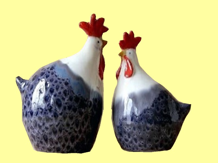 Chicken Pair Country Kitchen HOME WALL DECOR Hanging Art 3D Look Flat ALPHA 1 PRIM Copy/Mod House Beauty Plaque