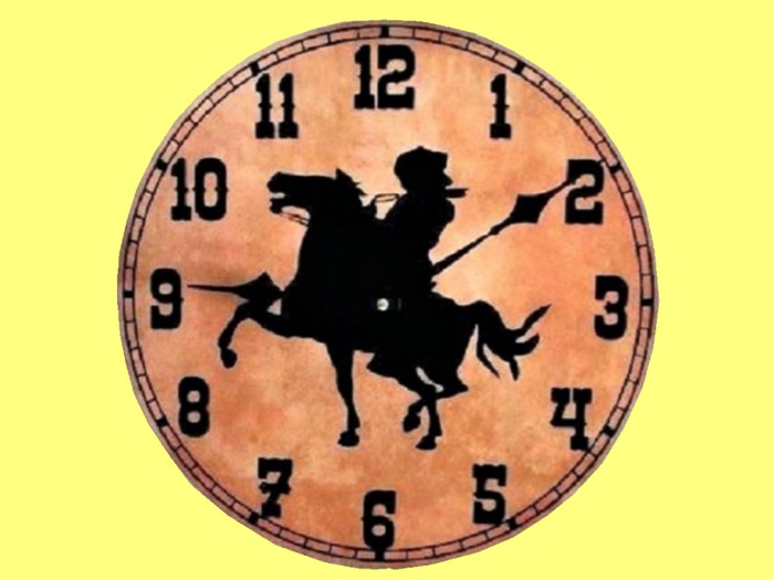 CLOCK warrior horse non-working HOME WALL DECOR Hanging Art 3D Decal Style Alpha on 1 PRIM Copy/Mod House Beauty Plaque