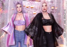 Caboodle - Kira Jacket & Bralette - Bubblegum (MAITREYA, FREYA)