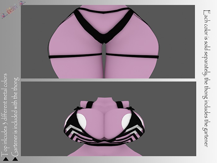 .:ERODE:. -  726 Thong (Black) (unpacker)