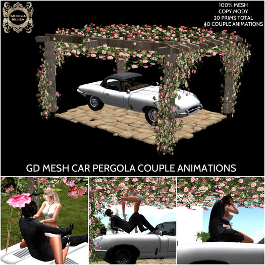 GD MESH CAR PERGOLA COUPLE ANIMATIONS