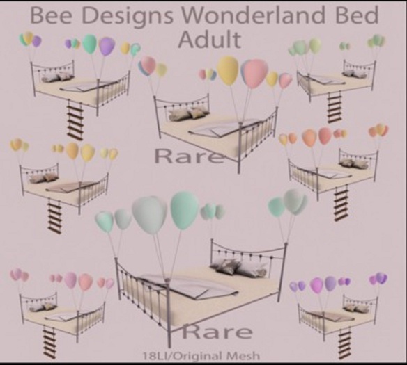 .:Bee Designs:.Wonderland Bed Gacha - PG