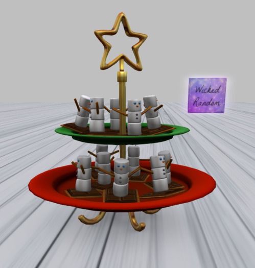 [LJ] Holiday Party - Marshmallow Snowmen RARE